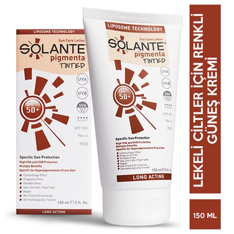 Solante Pigmenta Tinted Güneş Kremi SPF 50+ 150 .